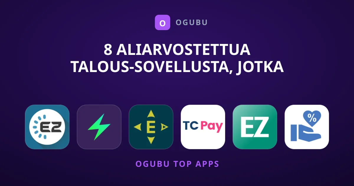 8 Aliarvostettua Talous-sovellusta, jotka kannattaa ladata
