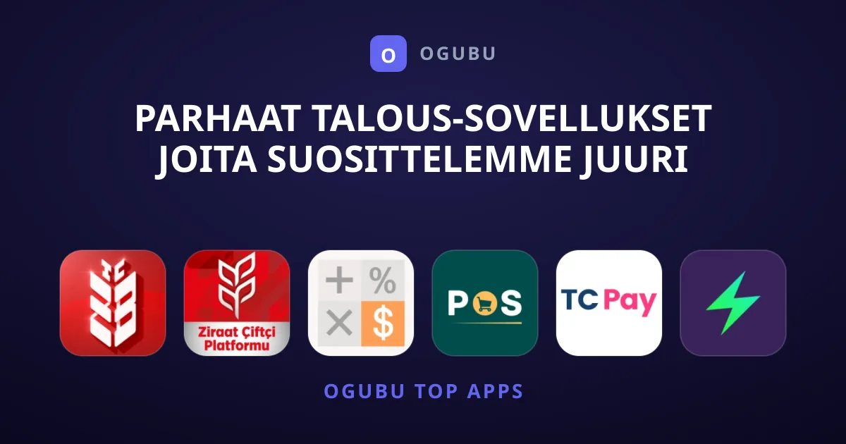 Parhaat Talous-sovellukset Joita Suosittelemme Juuri Nyt